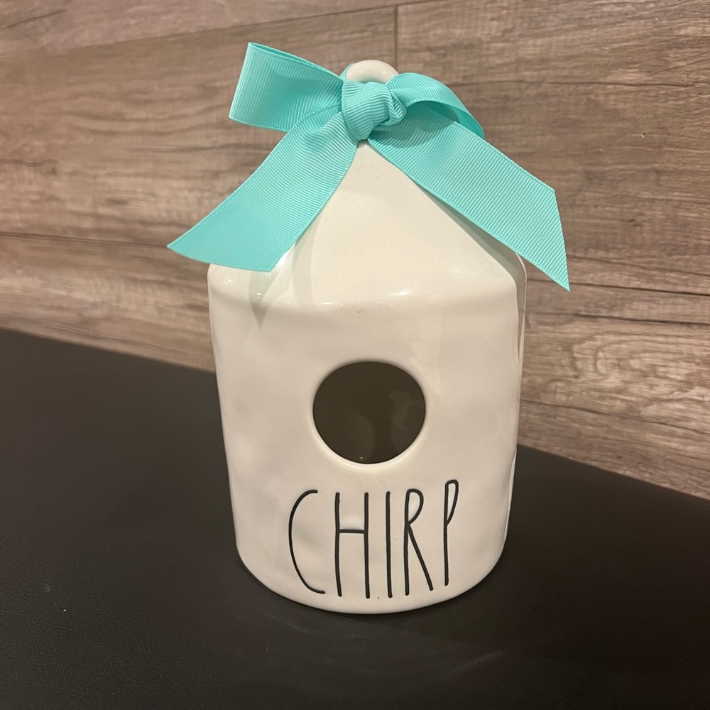 Rae dunn Chirp birdhouse